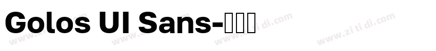 Golos UI Sans字体转换